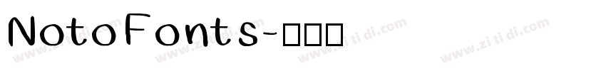 Noto Fonts字体转换